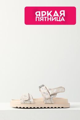 Guess: Бежевые сандалии 