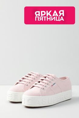 Superga: Розовые кеды 