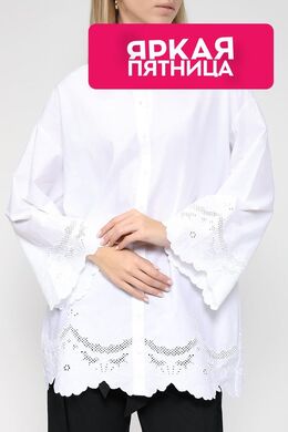 TWINSET: Хлопковая рубашка 