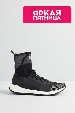 Adidas: Чёрные кроссовки  PulseBoost
