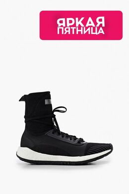 Adidas: Чёрные кроссовки  PulseBoost