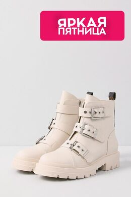 Guess: Белые ботинки 