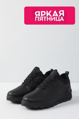 Geox: Чёрные кроссовки 