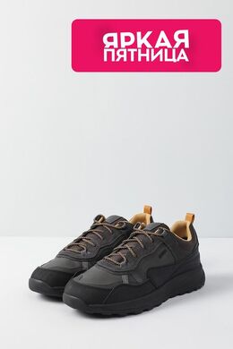 Geox: Серые кроссовки 