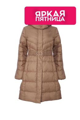 TWINSET: Пуховик с капюшоном 