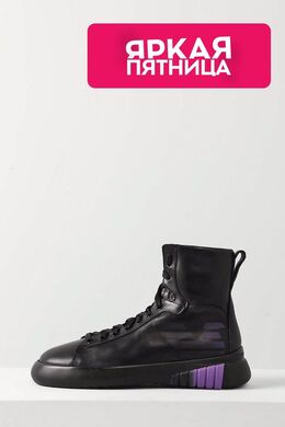 EMPORIO ARMANI: Чёрные кеды 