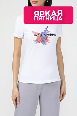 EMPORIO ARMANI: Хлопковая футболка 
