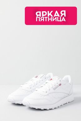 REEBOK: Белые кроссовки  Classic Leather
