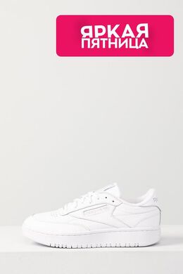 REEBOK: Белые кроссовки  Club C Double