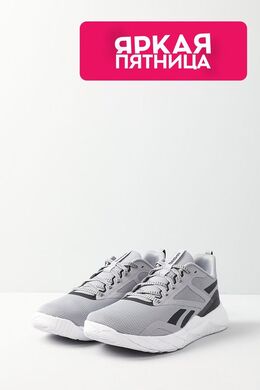 REEBOK: Серые кроссовки 