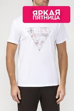 Guess: Хлопковая футболка 