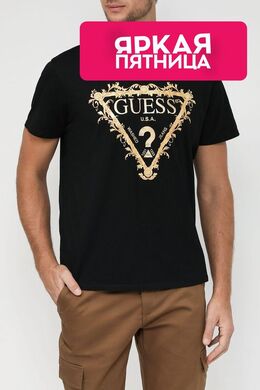 Guess: Хлопковая футболка 