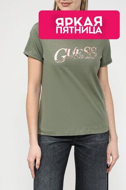 Guess: Хлопковая футболка 