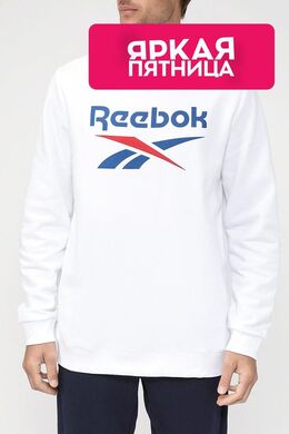 REEBOK: Белый свитшот 