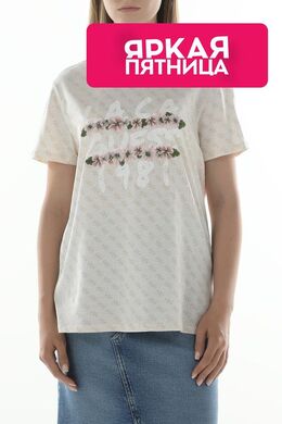 Guess: Хлопковая футболка 