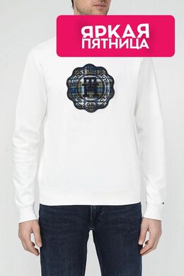 Tommy Hilfiger: Белый свитшот 