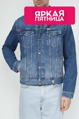 Guess: Джинсовая куртка 
