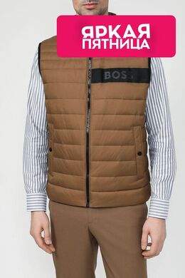 BOSS: Коричневый жилет 