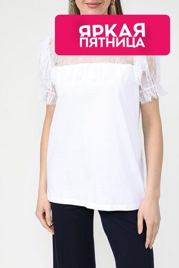 TWINSET: Хлопковый топ 