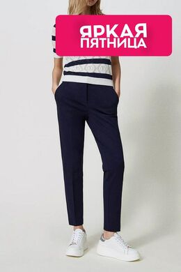 TWINSET: Однотонные брюки 