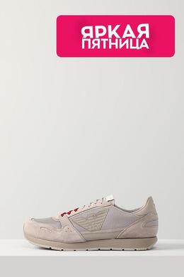EMPORIO ARMANI: Бежевые кроссовки 