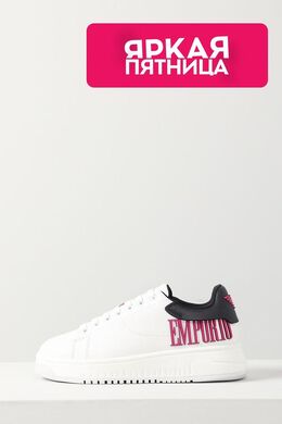 EMPORIO ARMANI: Белые кеды 
