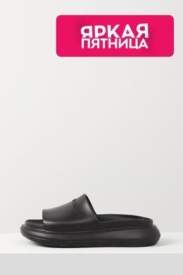 EMPORIO ARMANI: Чёрные шлёпанцы 