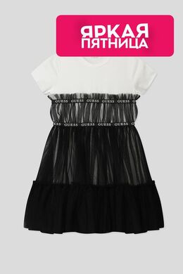 Guess: Комбинированное платье 