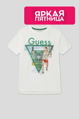 Guess: Хлопковая футболка 