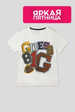 Guess: Хлопковая футболка 