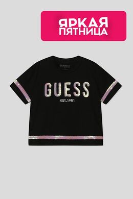 Guess: Хлопковая футболка 