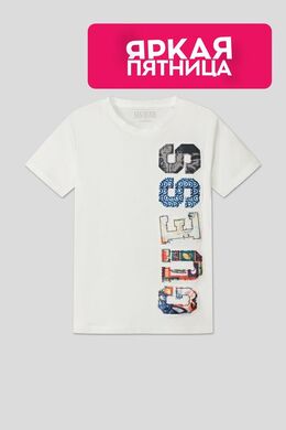Guess: Хлопковая футболка 