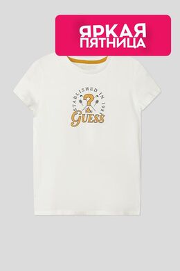 Guess: Хлопковая футболка 
