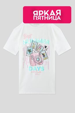 Guess: Хлопковая футболка 