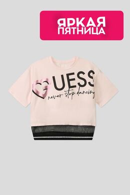 Guess: Хлопковая футболка 