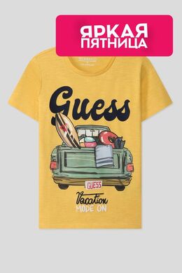 Guess: Хлопковая футболка 