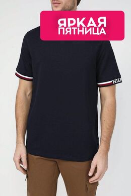 Tommy Hilfiger: Чёрная футболка 