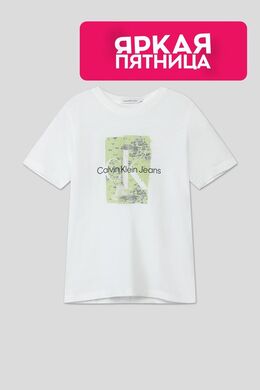 Calvin Klein Jeans: Хлопковая футболка 