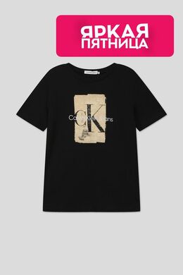 Calvin Klein Jeans: Хлопковая футболка 