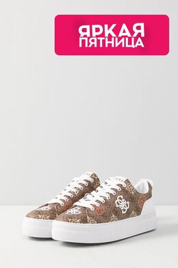 Guess: Коричневые кеды 