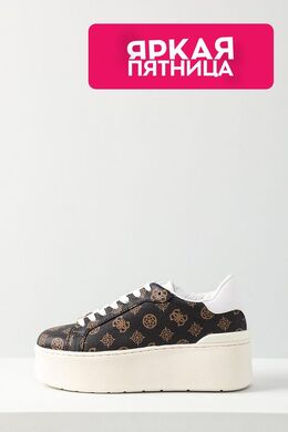 Guess: Коричневые кеды 