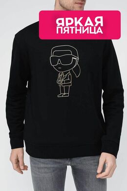 Karl Lagerfeld: Хлопковый свитшот 