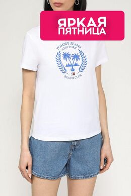 Tommy Jeans: Хлопковая футболка 