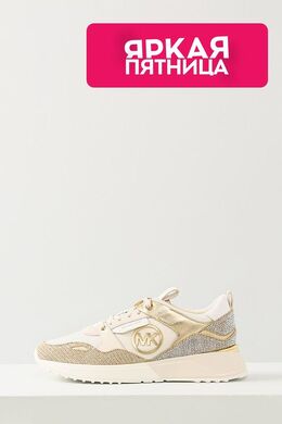 Michael Michael Kors: Золотые кроссовки 