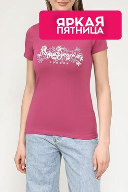 PEPE JEANS: Хлопковая футболка 