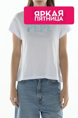 PEPE JEANS: Хлопковая футболка 
