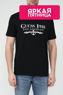 Guess: Хлопковая футболка 