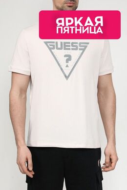 Guess: Хлопковая футболка 
