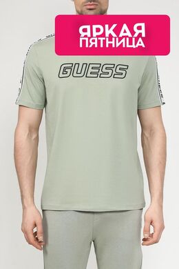 Guess: Хлопковая футболка 