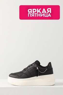 Tommy Hilfiger: Чёрные кеды 